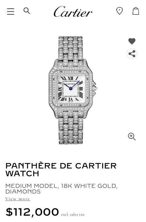 diamond cartier watch juliette porter.